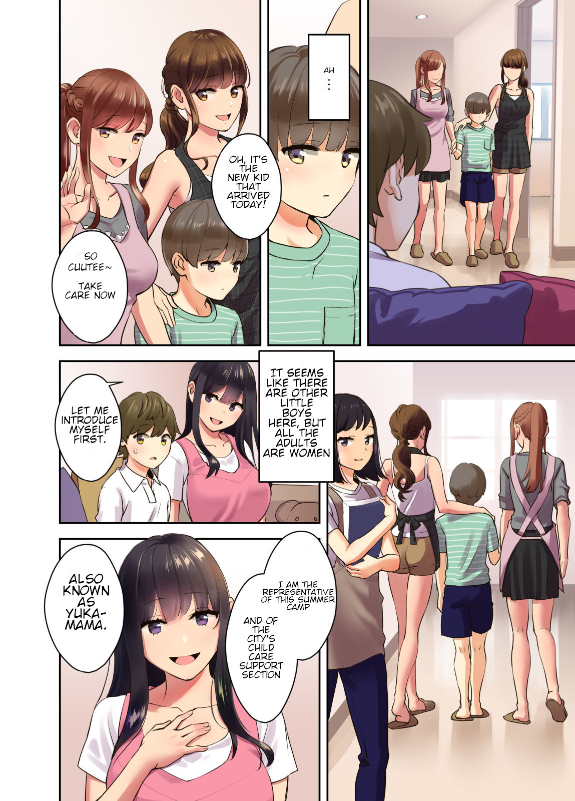 Hentai Manga Comic-A Story About Doing Fitness Training With Some Lewd Onee-chans-Read-9